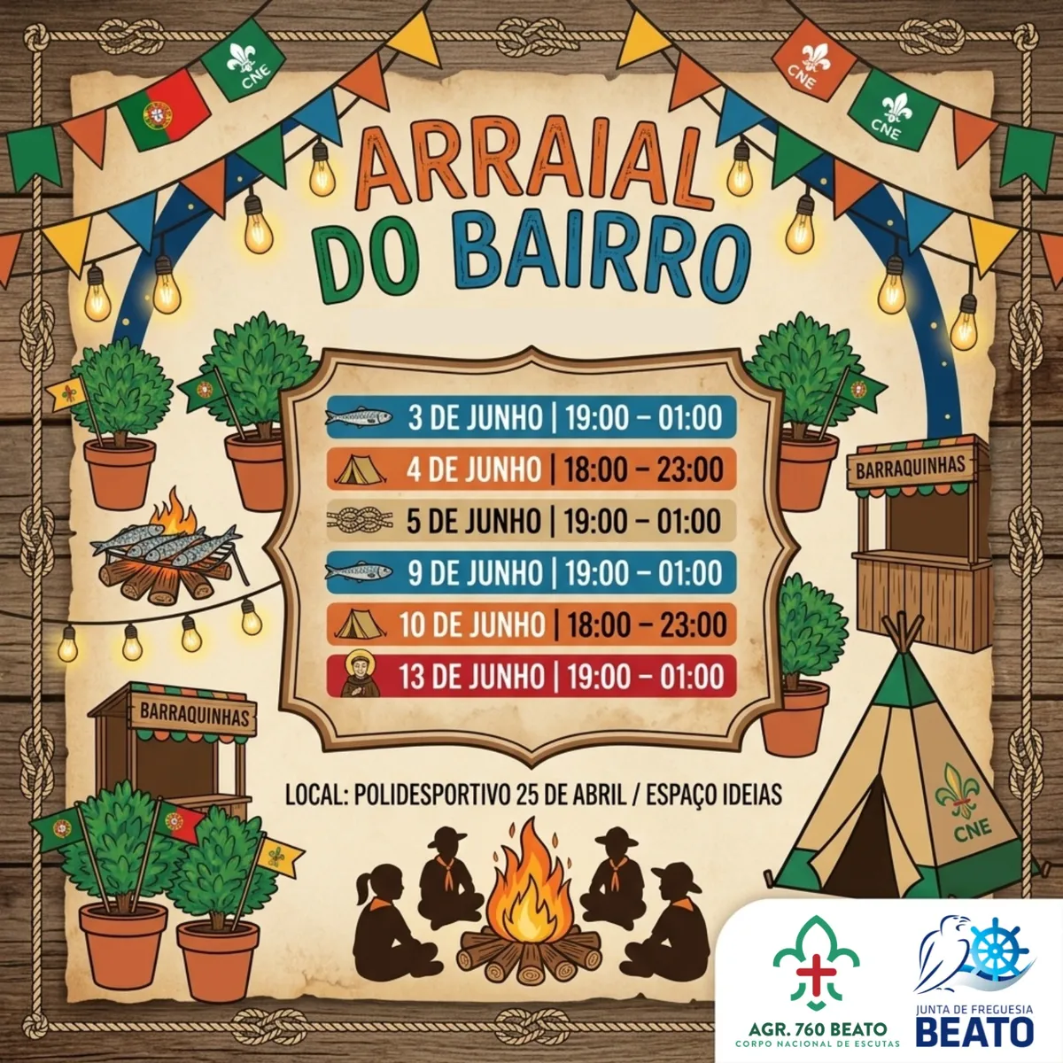 Arraial do Bairro - Agrupamento 760 Beato