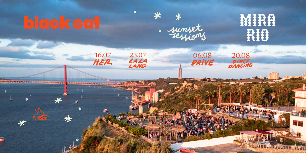 Black Cat Open-Air Cinema: Sunset Sessions with DJ Set